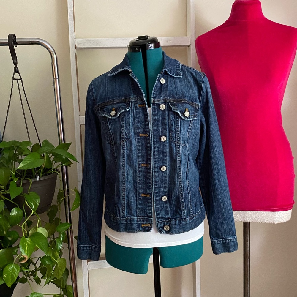 GAP stretch denim jacket Small